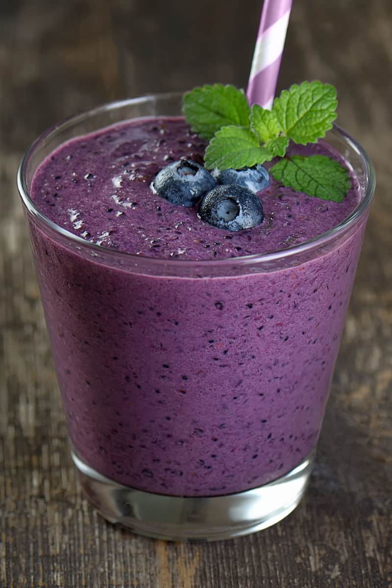 keto blueberry smoothie