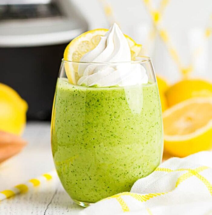 keto lemon smoothie featured