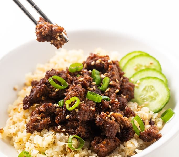 Korean beef bowl