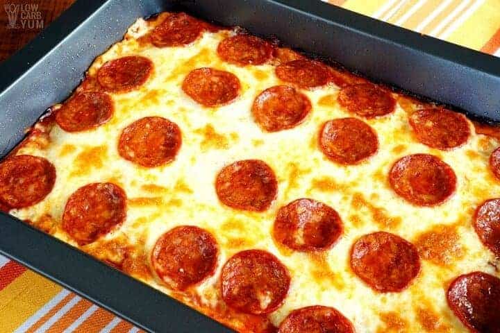 low carb pizza casserole