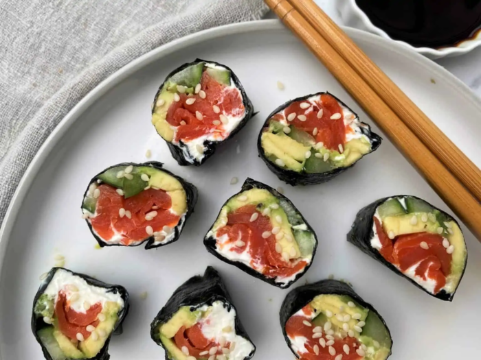 keto sushi philadelphia