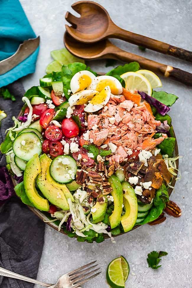 keto salmon salad