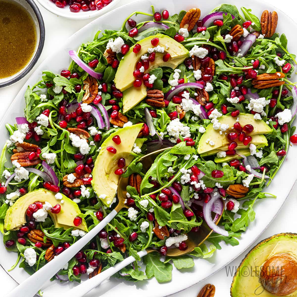 pomegranat keto salad recipe