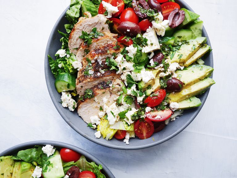 Grilled chicken salad